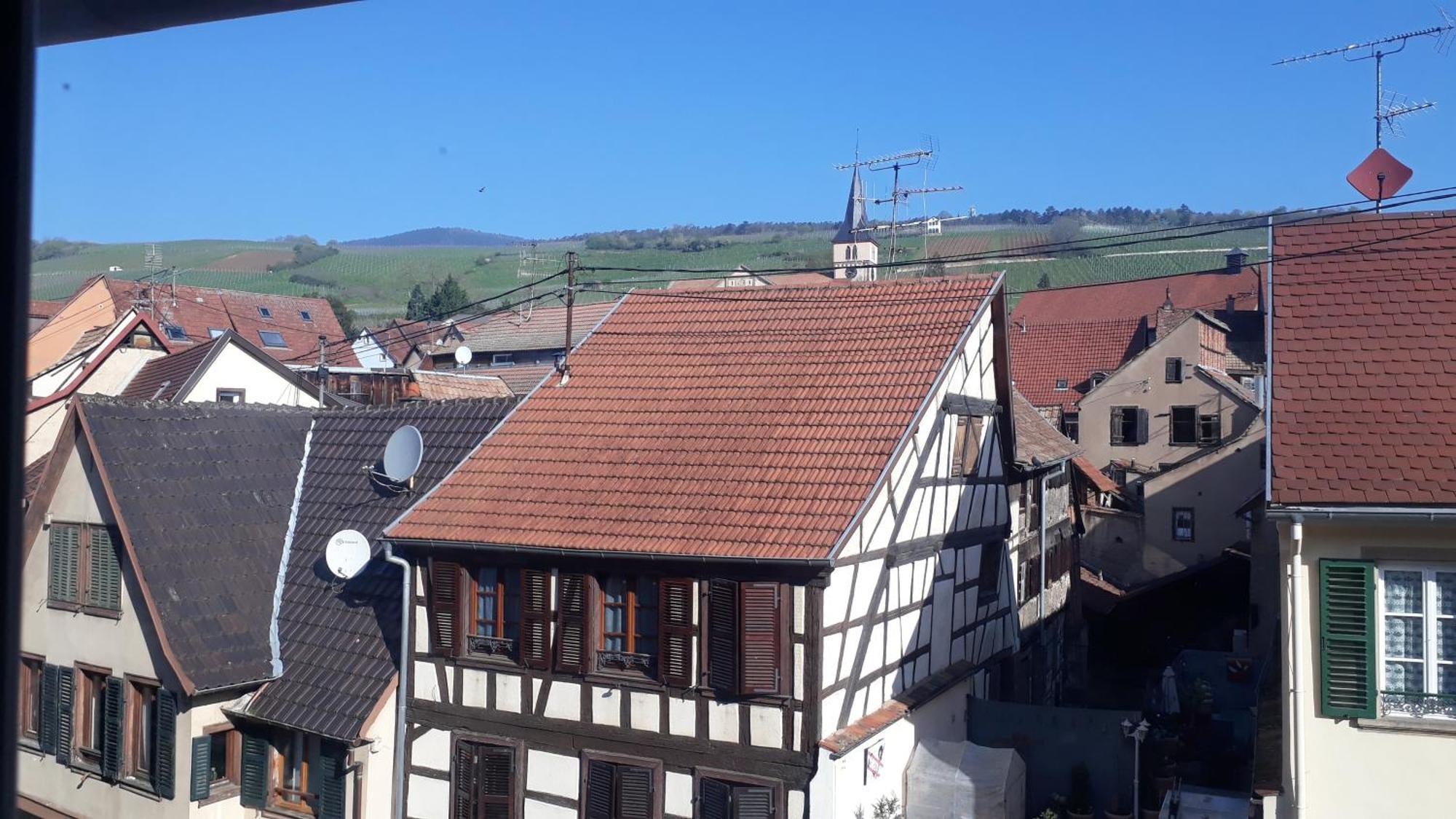 Au-Dessus Des Toits Plein Centre Avec Vue Sur Les Vignes Lägenhet Barr Exteriör bild